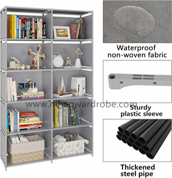 Shoe rack with cover